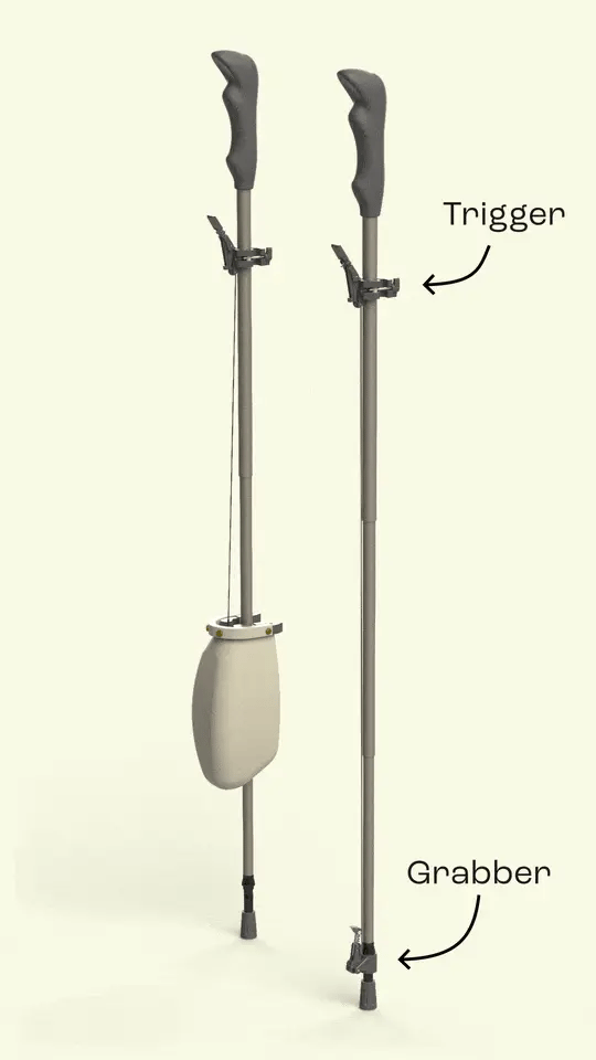 CleanTrek trekking pole attachments